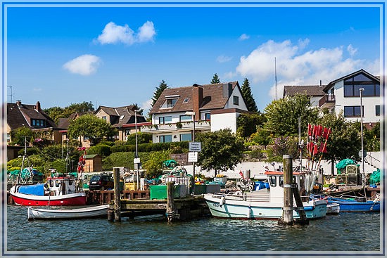 Fischerboote im Hafen von Kappeln an der Schlei 