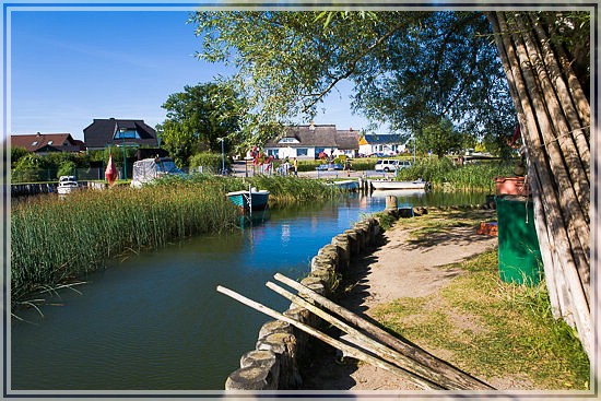 Das Achterwasser beim Seebad Zempin